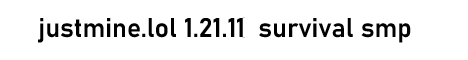JustMine SMP